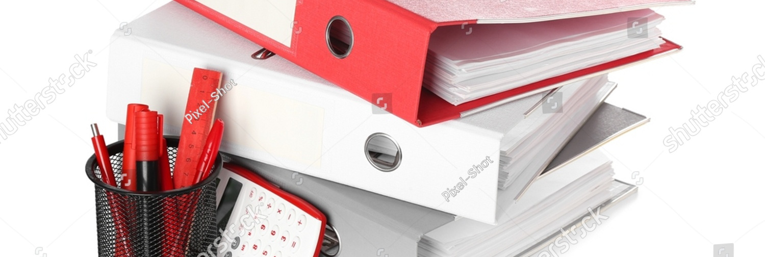 stock photo office folders and stationery on white background 2093479378