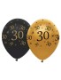 confezione-da-6-palloncini-30-anni-nero-e-oro